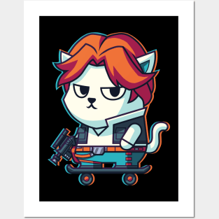 CatSoki CatSolo Posters and Art